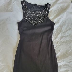 Zara Trafaluc mini black dress